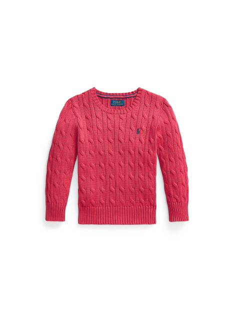 Ralph Lauren 绞花编结棉质针织衫