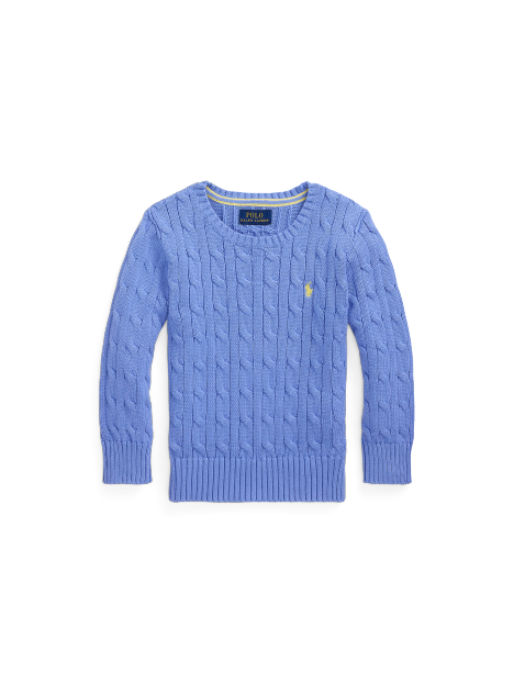 Ralph Lauren 绞花编结棉质针织衫