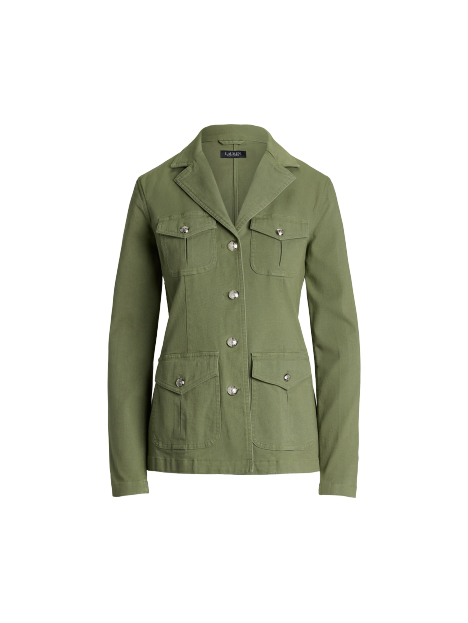 Ralph Lauren 弹力帆布西装外套