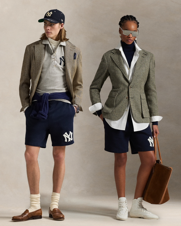 POLO RALPH LAUREN ★ 快適 ヤンキース フリース ショートパンツ Polo Ralph Lauren Yankees™短裤