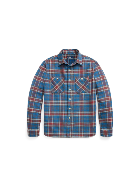 Ralph Lauren 经典版型棉质格纹工作衬衫