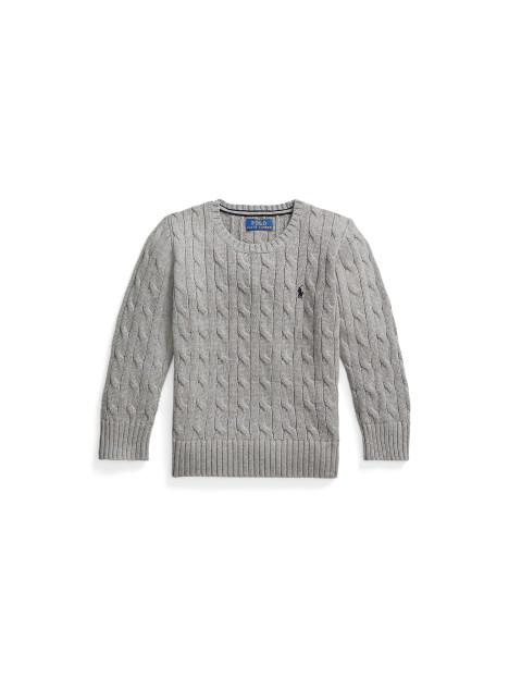 Ralph Lauren 绞花编结棉质针织衫