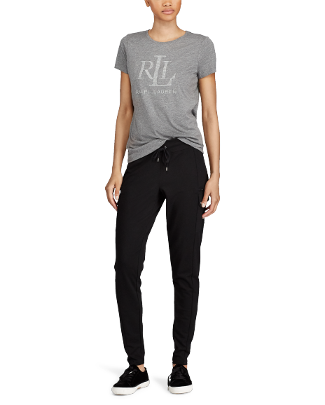 Ralph Lauren 微型铆钉平纹针织T恤