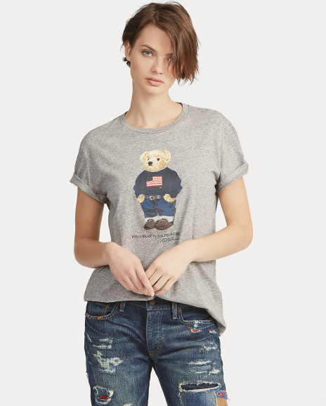 Ralph Lauren 【O】经典款Polo Bear棉质T恤