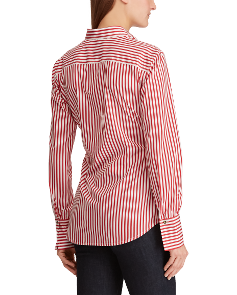 Ralph Lauren 【20-M】正面系结式条纹衬衫