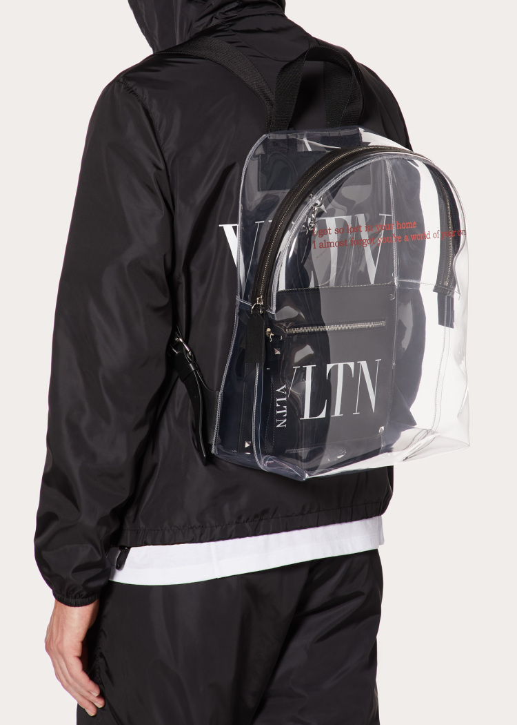 售罄vltn 透明双肩包