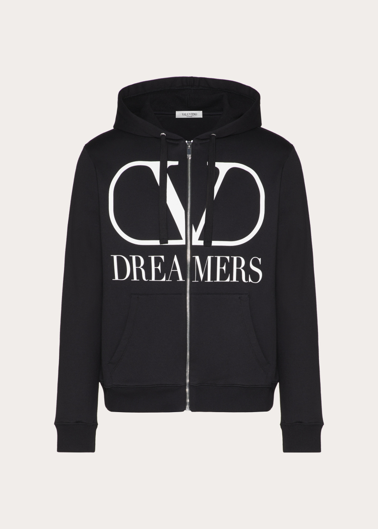 vlogo signature dreamers 拉链连帽卫衣