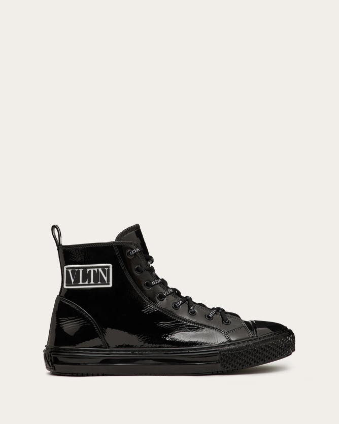 giggies漆皮高帮运动鞋