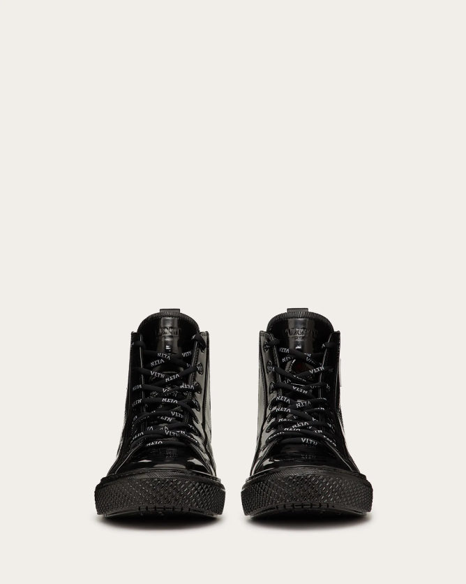 giggies漆皮高帮运动鞋