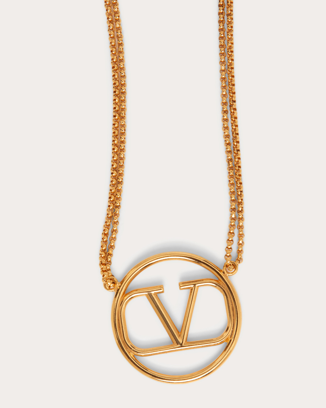 vlogo signature 金属项链