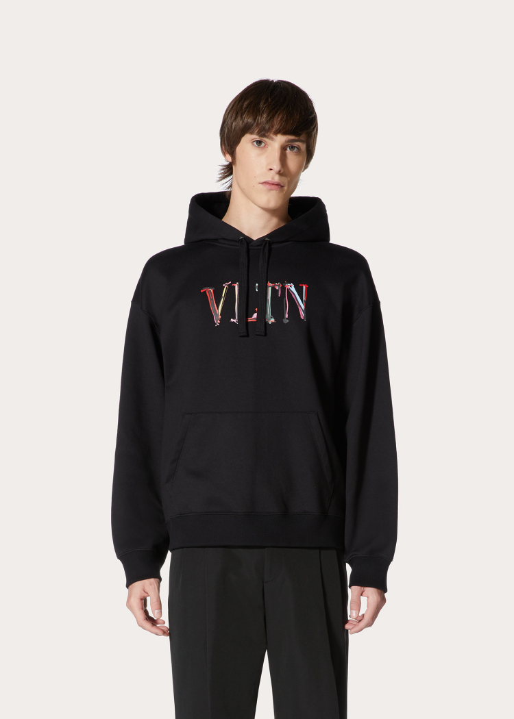 vltn graph 印花兜帽卫衣|valentino华伦天奴中国官网