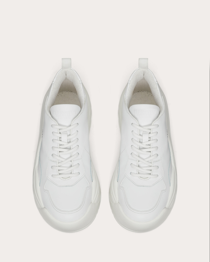 华伦天奴女士白色gumboy女士小牛皮运动鞋|valentino华伦天奴中国官网