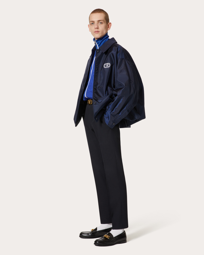 vlogosignature尼龙高领运动衫