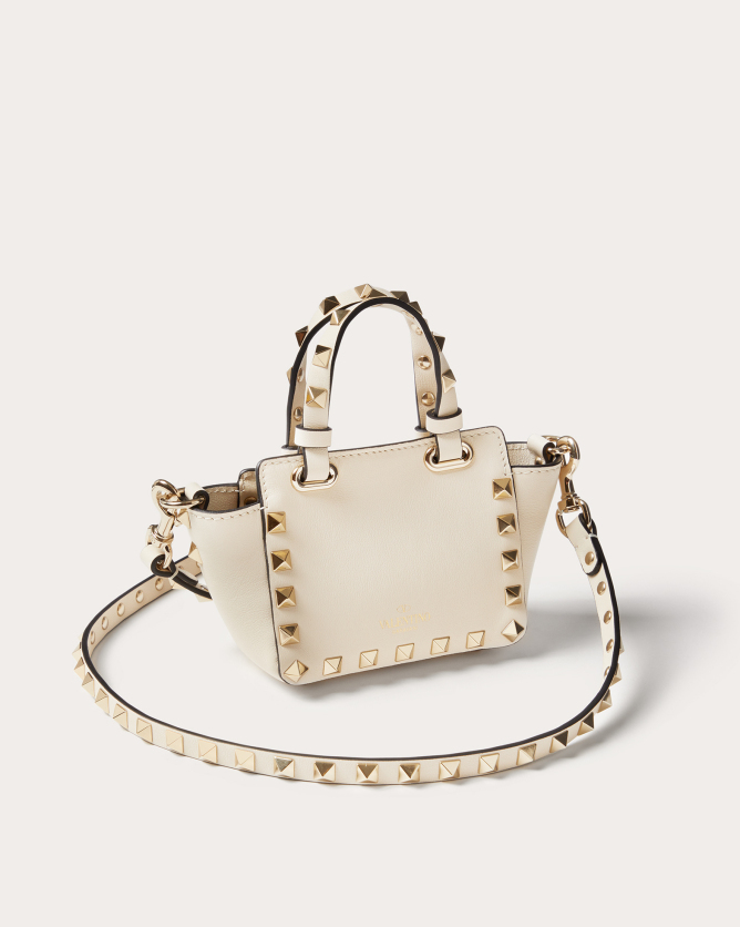 rockstud超迷你小牛皮手袋