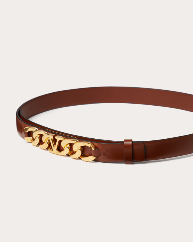 chain小牛皮腰带(宽2厘米)|valentino华伦天奴中国官网
