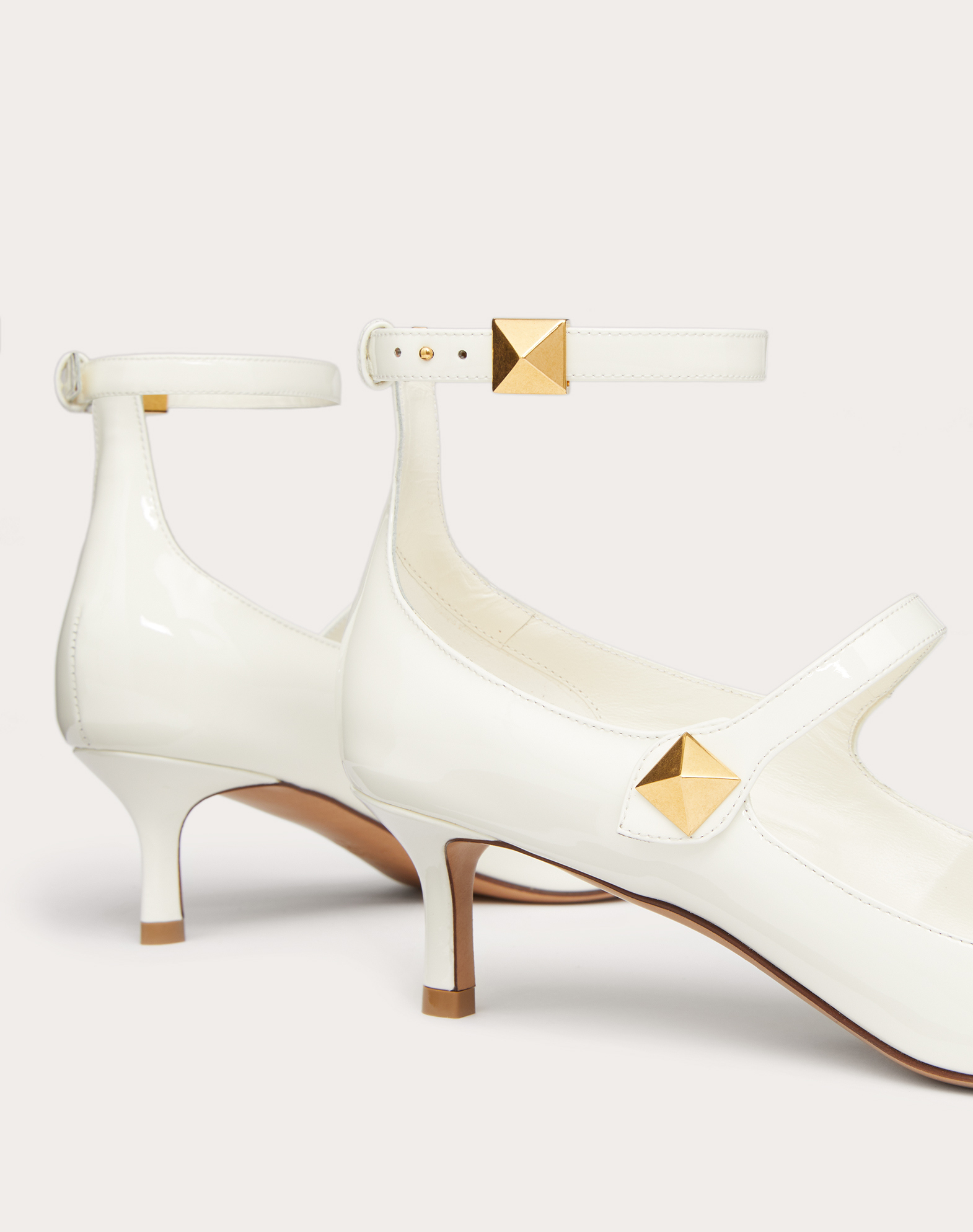 Valentino华伦天奴女士白色TIPTOE漆皮高跟鞋（鞋跟高5厘米）|Valentino 