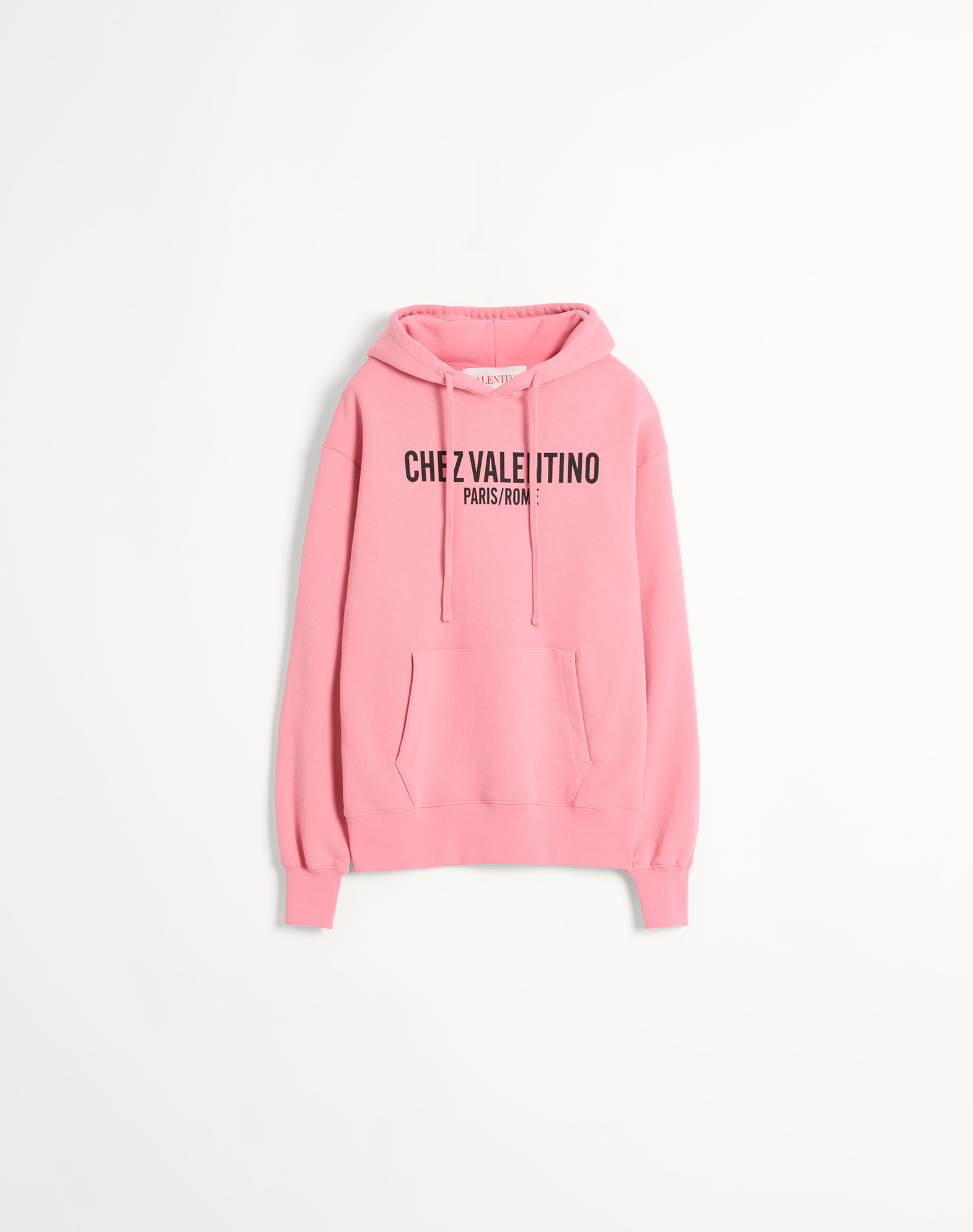 Valentino华伦天奴女士粉红色CHEZ VALENTINO棉质卫衣|Valentino