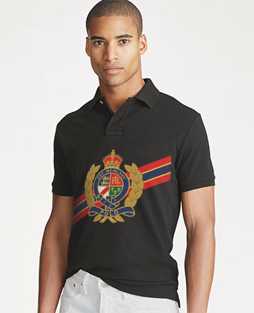 Ralph Lauren 印制您独有的男士Polo衫